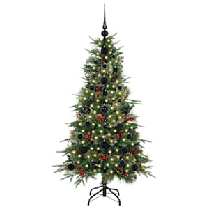 Umělý Skládací Vánoční Strom s stojanem Zelená 120 cm PE a PVC - obrázek 3
