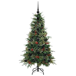 Umělý Skládací Vánoční Strom s stojanem Zelená 120 cm PE a PVC - obrázek 4