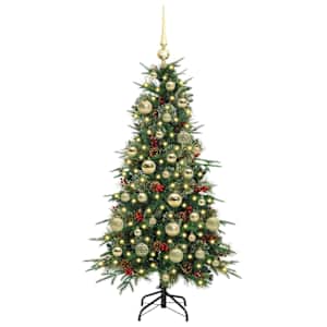 Umělý Skládací Vánoční Strom s stojanem Zelená 120 cm PE a PVC - obrázek 3