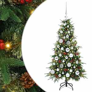 Umělý Skládací Vánoční Strom s stojanem Zelená 120 cm PE a PVC - obrázek 2