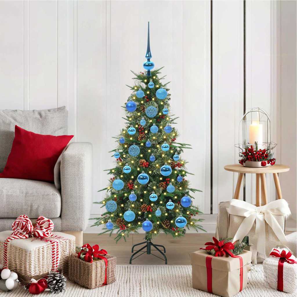 Sapin de Noël Artificiel à Branches Articulées Vert 120 cm