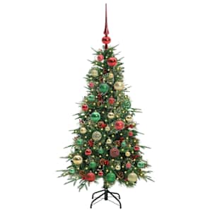 Umělý Skládací Vánoční Strom s stojanem Zelená 120 cm PE a PVC - obrázek 3