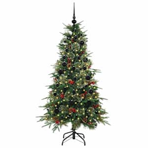 Umělý Skládací Vánoční Strom s stojanem Zelená 150 cm PE a PVC - obrázek 3