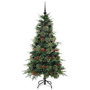 Umělý Skládací Vánoční Strom s stojanem Zelená 150 cm PE a PVC - obrázek 4