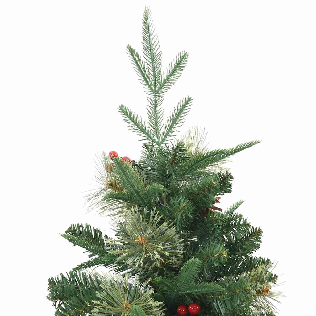 Umělý Skládací Vánoční Strom s stojanem Zelená 150 cm PE a PVC - obrázek 14