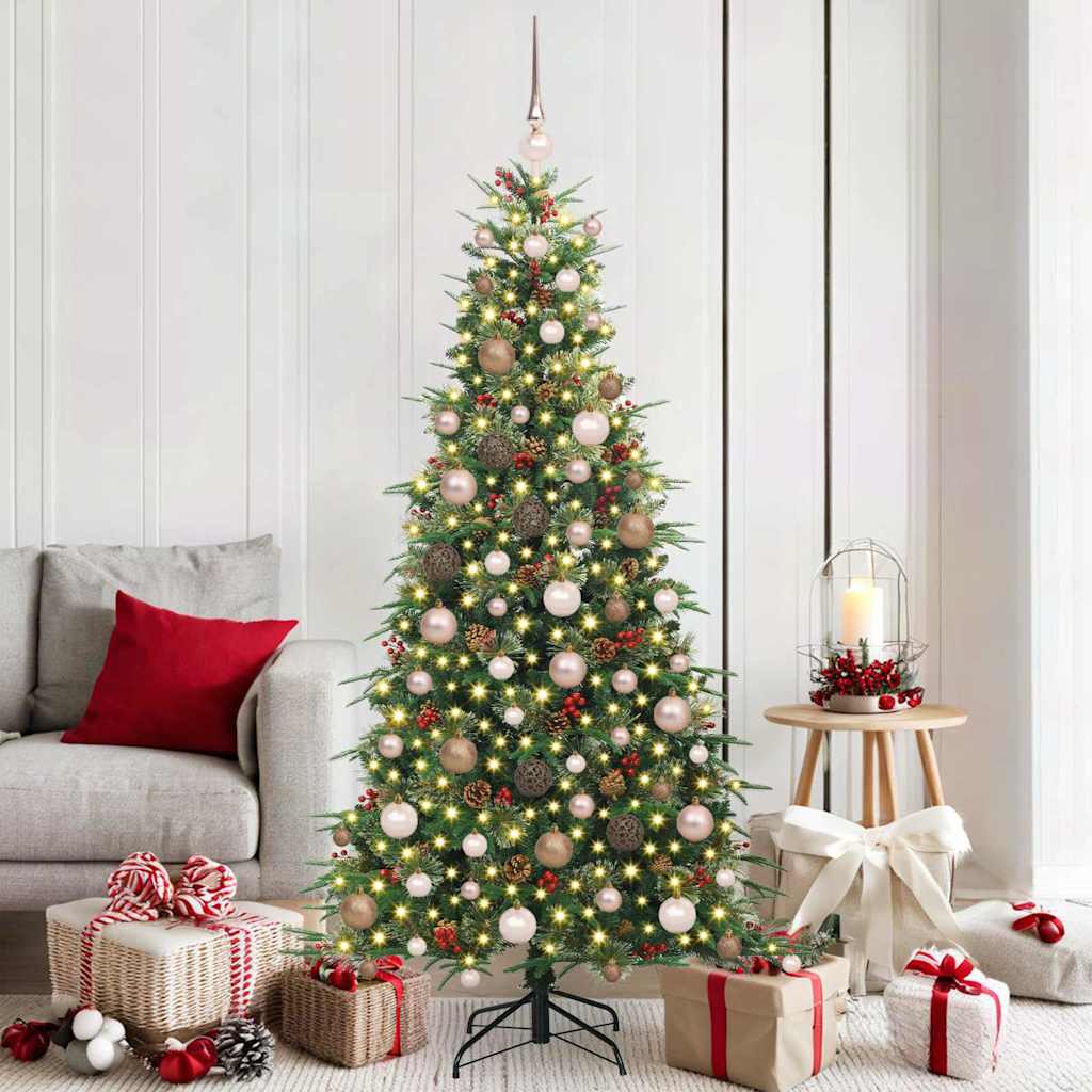 Sapin de Noël Artificiel à Branches Articulées Vert 180 cm