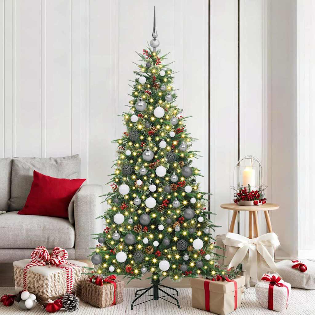 Sapin de Noël Artificiel à Branches Articulées Vert 180 cm