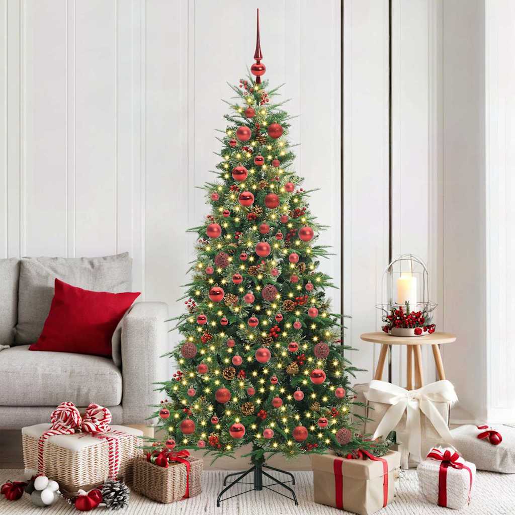 Sapin de Noël Artificiel à Branches Articulées Vert 180 cm
