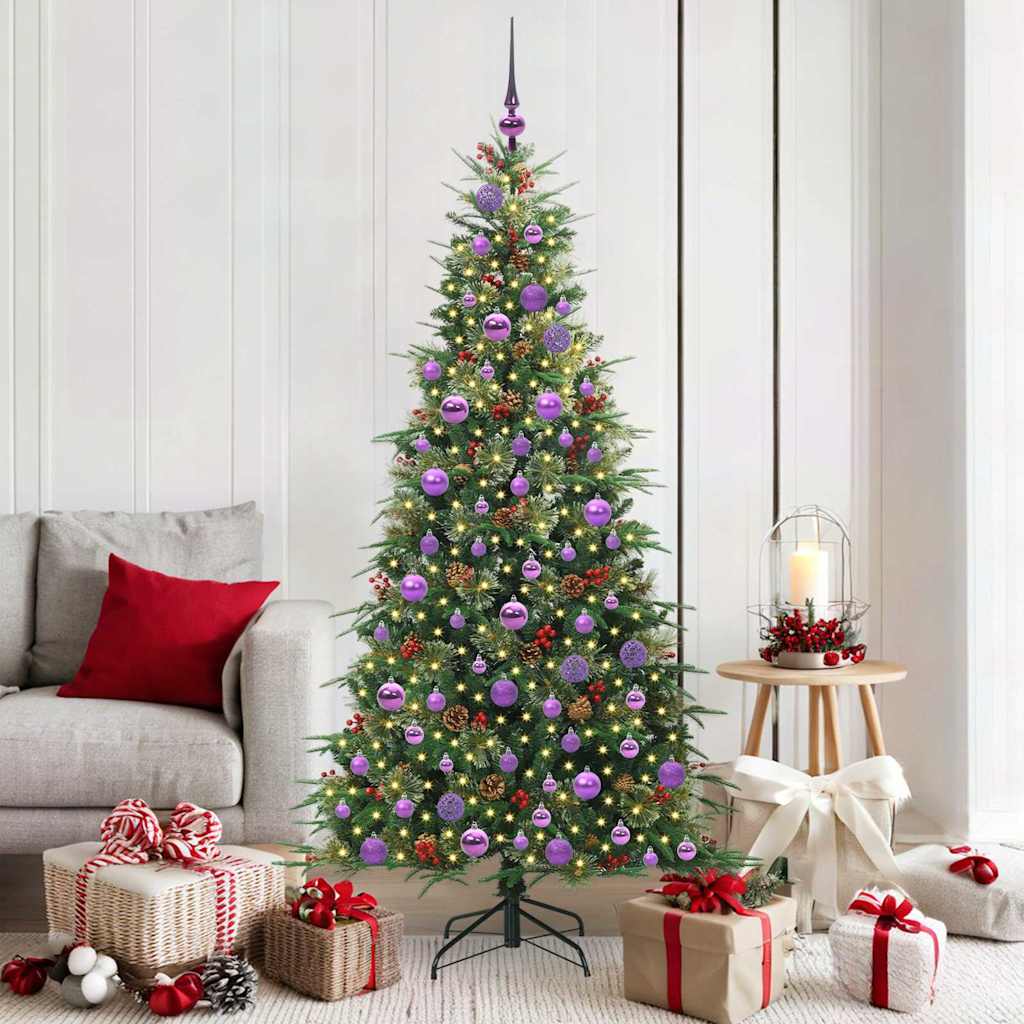 Sapin de Noël Artificiel à Branches Articulées Vert 180 cm