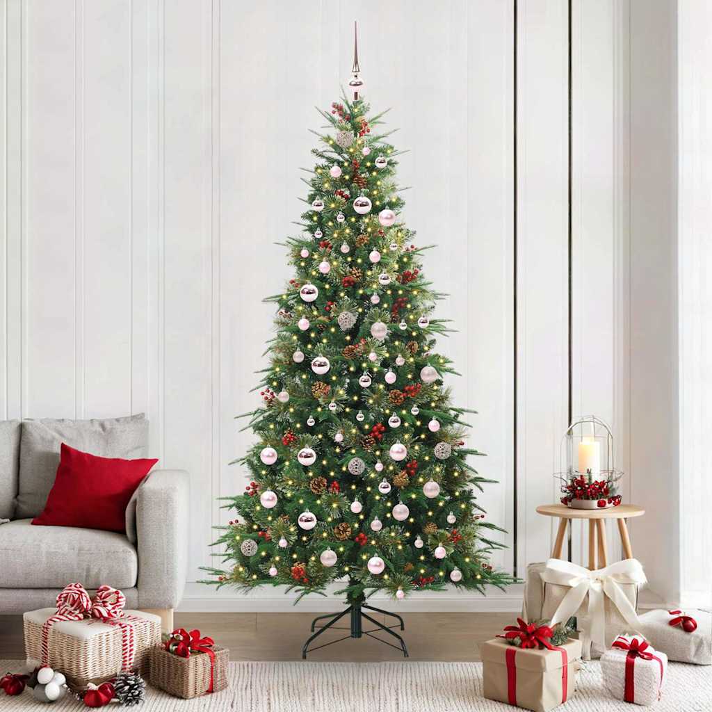 Sapin de Noël Artificiel à Branches Articulées Vert 210 cm