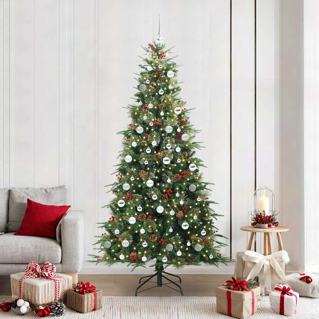 Sapin de Noël Artificiel à Branches Articulées Vert 210 cm