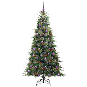 Umělý Skládací Vánoční Strom s stojanem Zelená 210 cm PE a PVC - obrázek 4