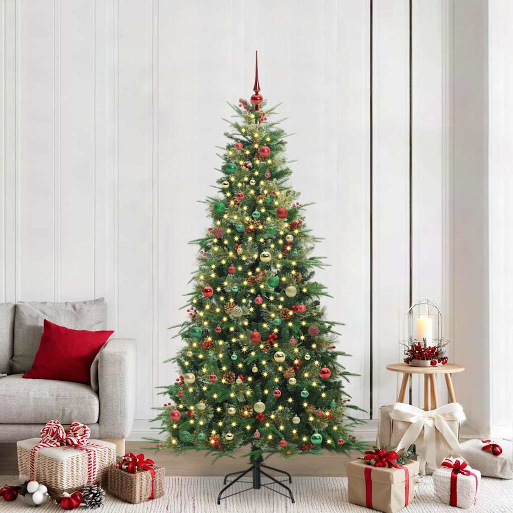 Sapin de Noël Artificiel à Branches Articulées Vert 210 cm