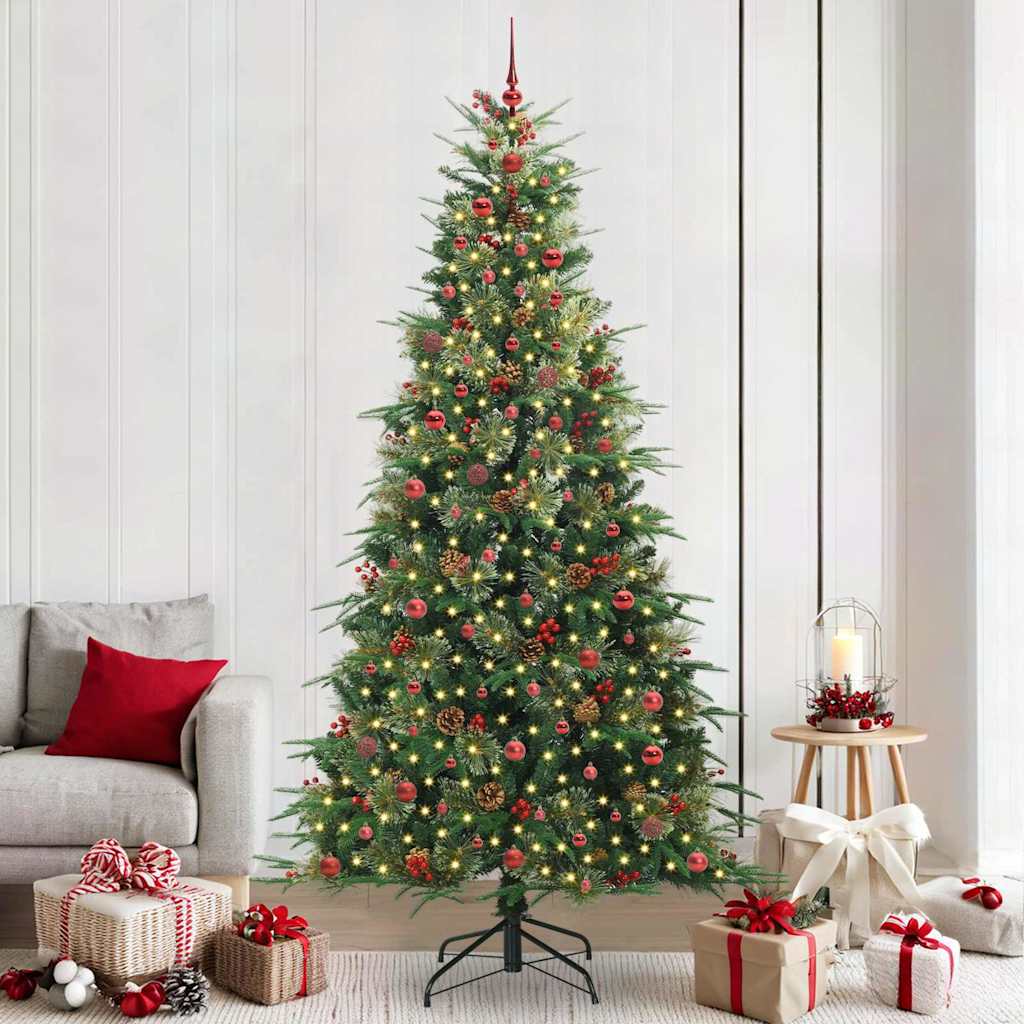 Sapin de Noël Artificiel à Branches Articulées Vert 240 cm