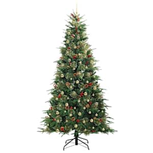Umělý Skládací Vánoční Strom s stojanem Zelená 240 cm PE a PVC - obrázek 4