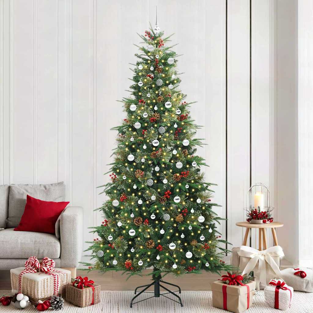 Sapin de Noël Artificiel à Branches Articulées Vert 240 cm