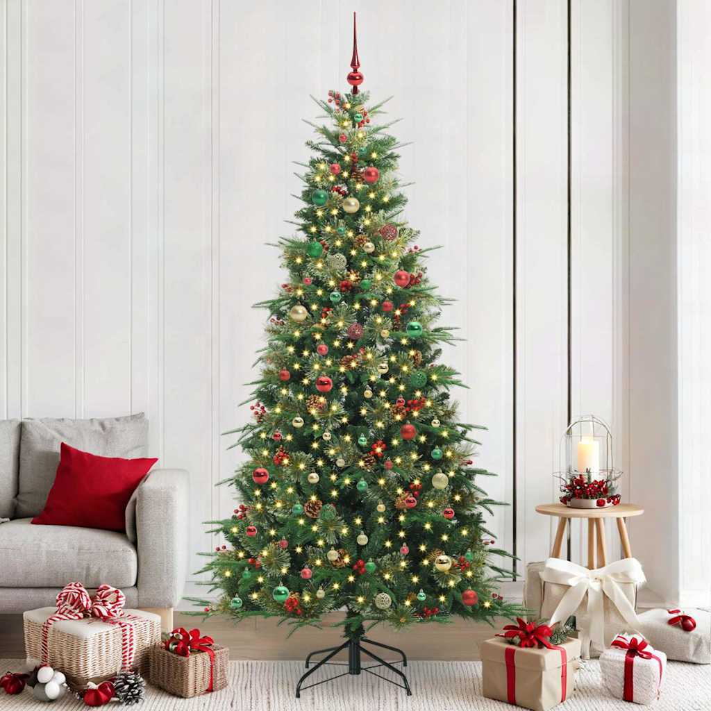 Sapin de Noël Artificiel à Branches Articulées Vert 240 cm