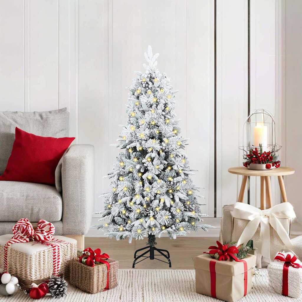 Sapin de Noël Artificiel à Branches Articulées Vert 120 cm