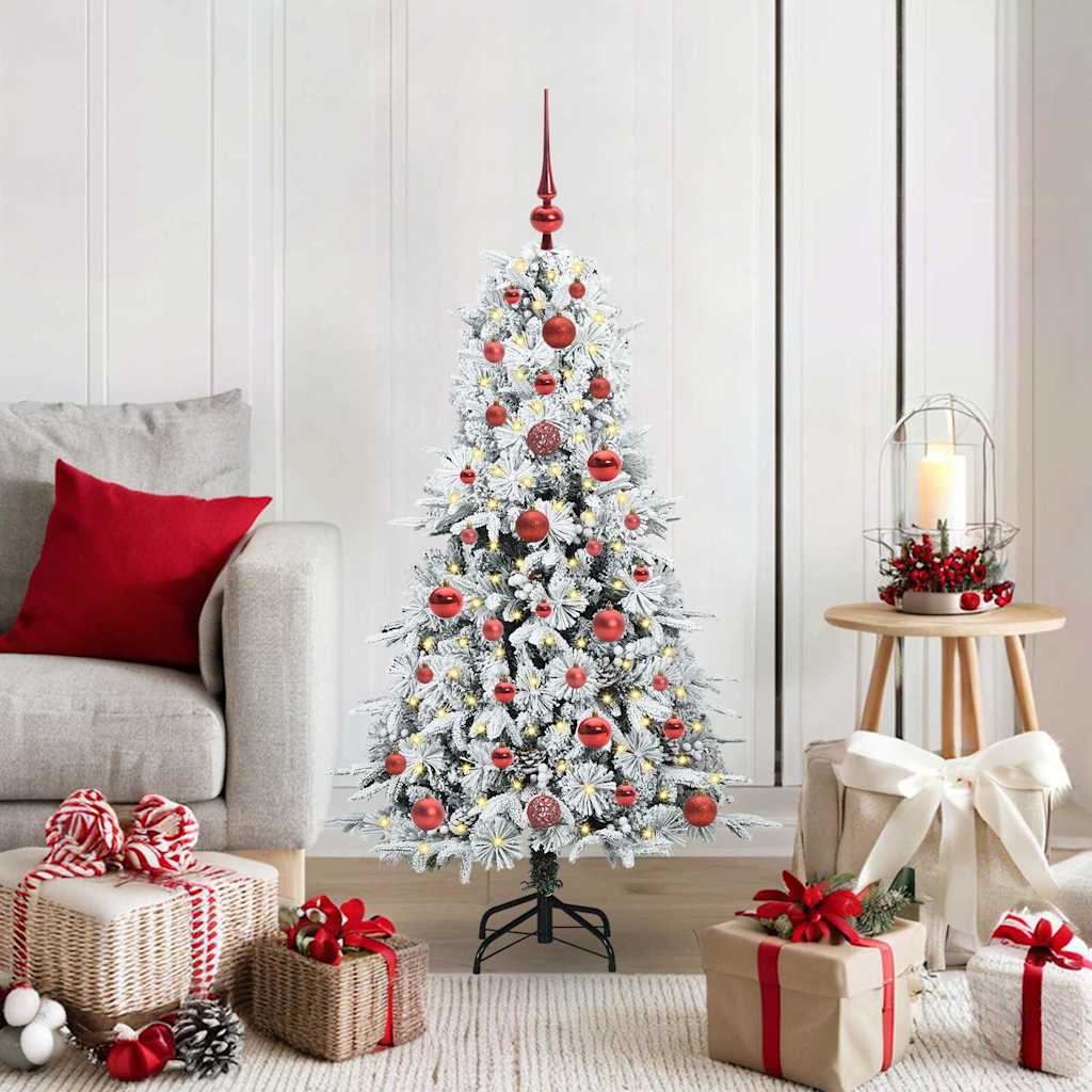 Sapin de Noël Artificiel à Branches Articulées Vert 120 cm