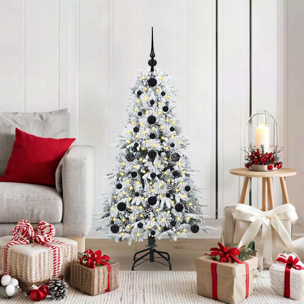 Sapin de Noël Artificiel à Branches Articulées Vert 120 cm