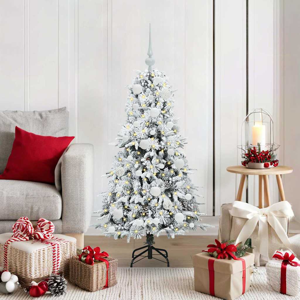 Sapin de Noël Artificiel à Branches Articulées Vert 120 cm