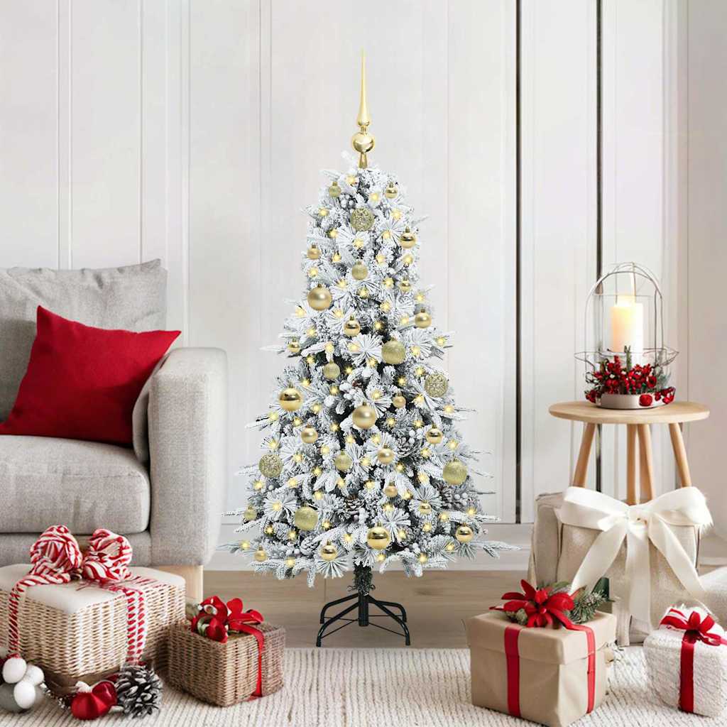 Sapin de Noël Artificiel à Branches Articulées Vert 120 cm