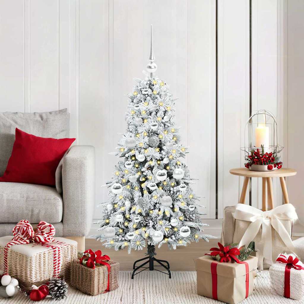 Sapin de Noël Artificiel à Branches Articulées Vert 120 cm
