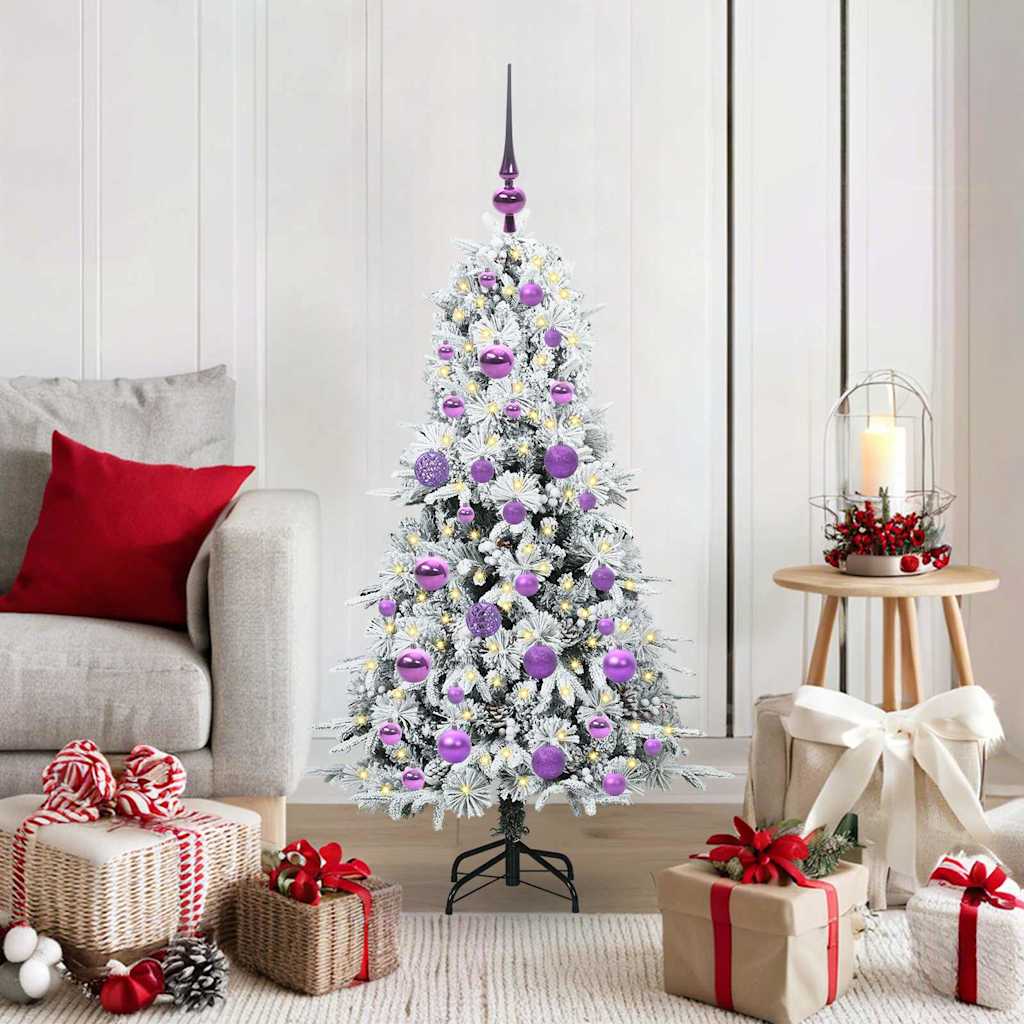 Sapin de Noël Artificiel à Branches Articulées Vert 120 cm