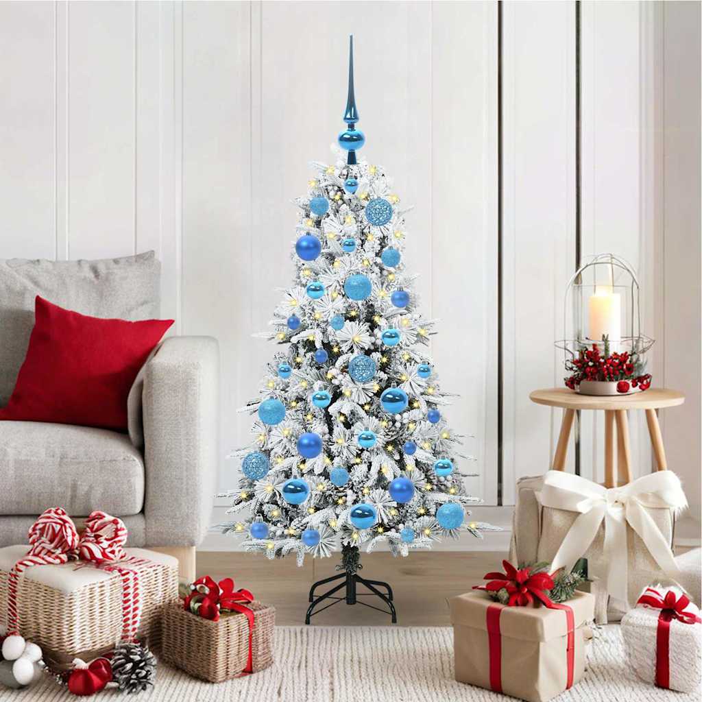 Sapin de Noël Artificiel à Branches Articulées Vert 120 cm