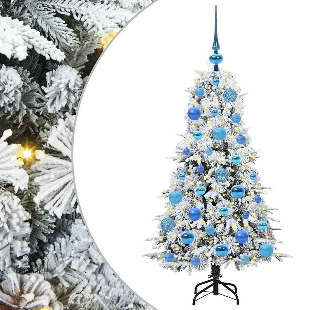 Thumbnail - vidaXL Künstlicher klappbarer Weihnachtsbaum Grün 120 cm PE und PVC