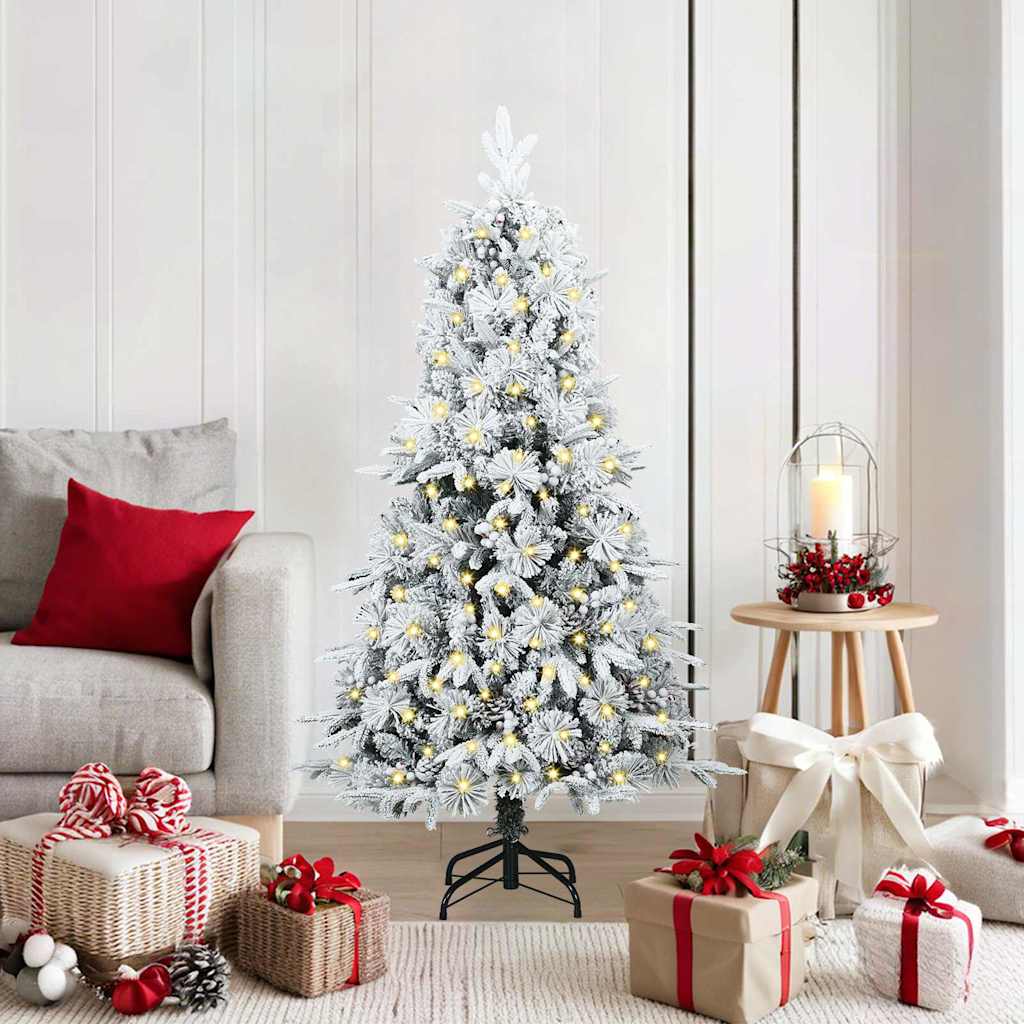 Sapin de Noël Artificiel à Branches Articulées Vert 150 cm