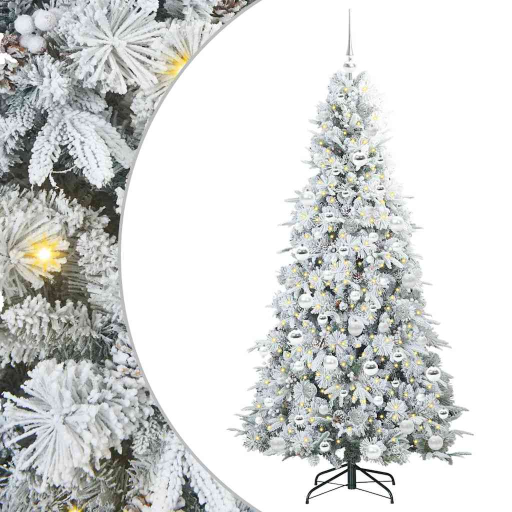Thumbnail - vidaXL Künstlicher klappbarer Weihnachtsbaum Grün 180 cm PE und PVC