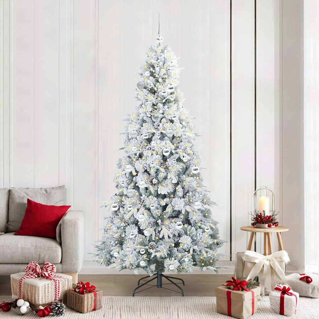 Sapin de Noël Artificiel à Branches Articulées Vert 210 cm