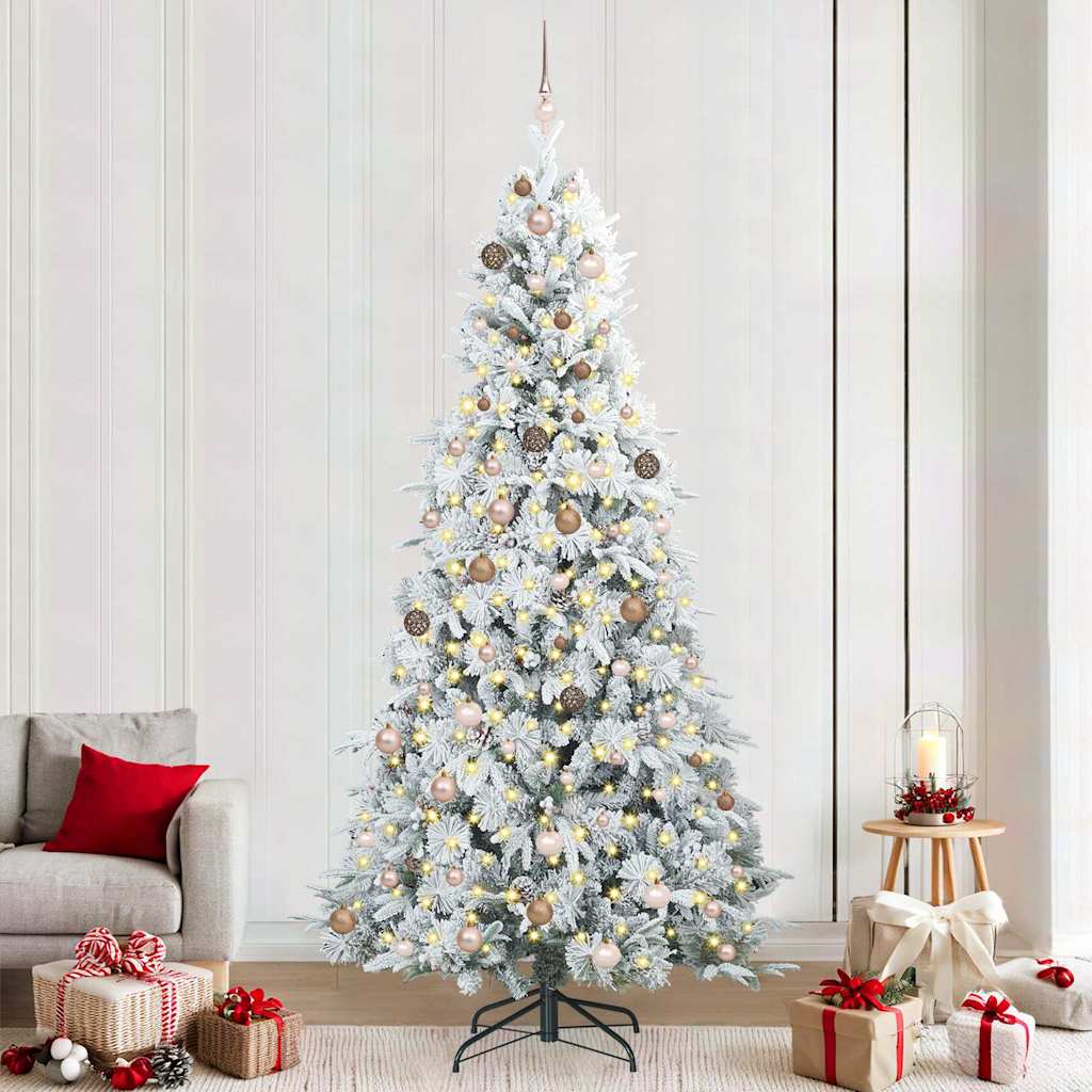 Sapin de Noël Artificiel à Branches Articulées Vert 240 cm