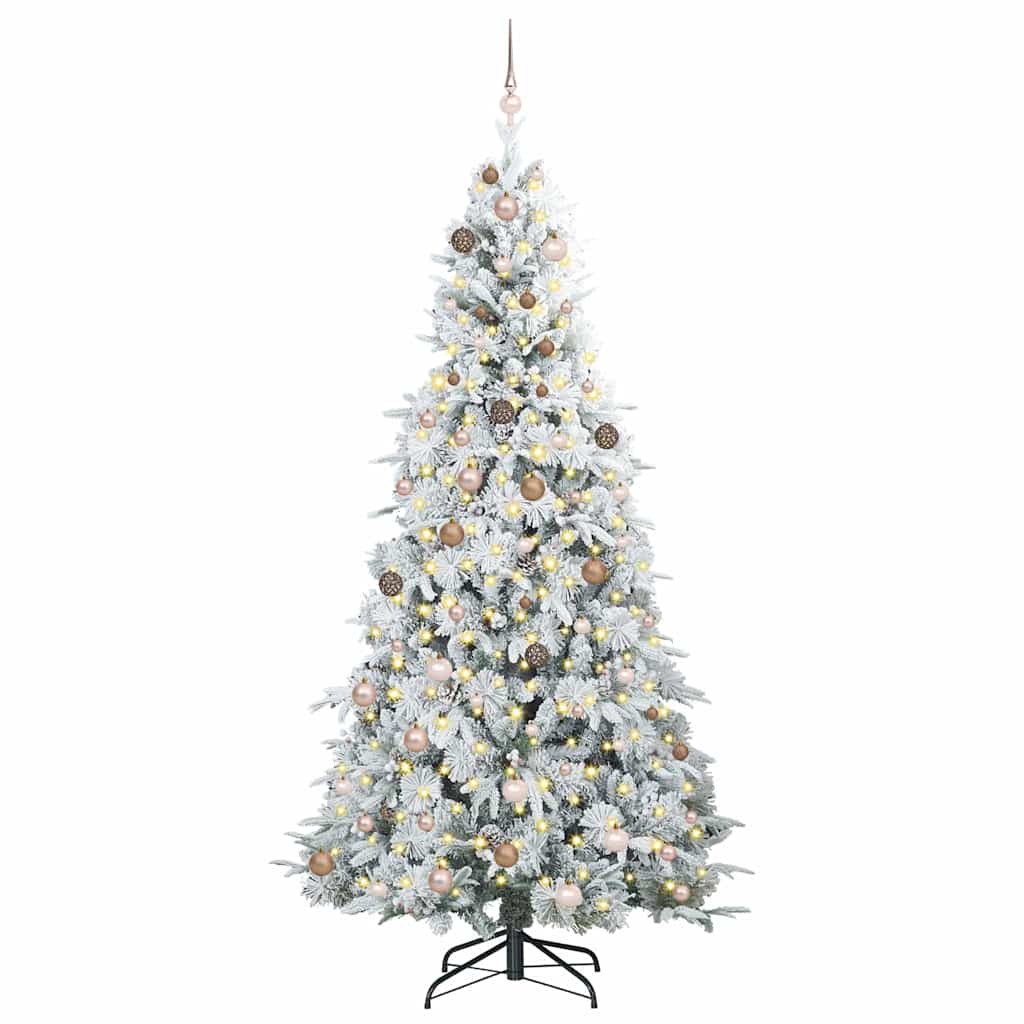 Thumbnail - vidaXL Künstlicher klappbarer Weihnachtsbaum Grün 240 cm PE und PVC