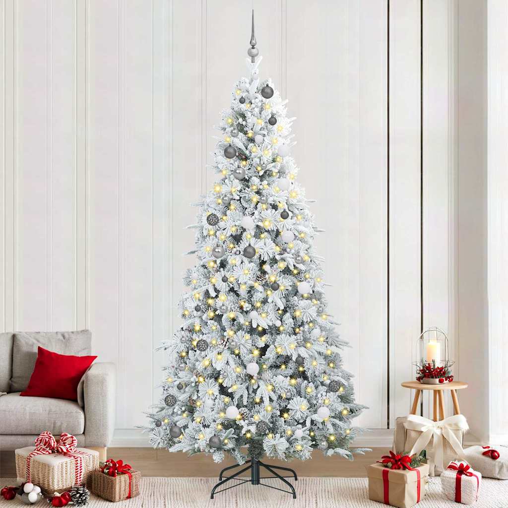 Sapin de Noël Artificiel à Branches Articulées Vert 240 cm