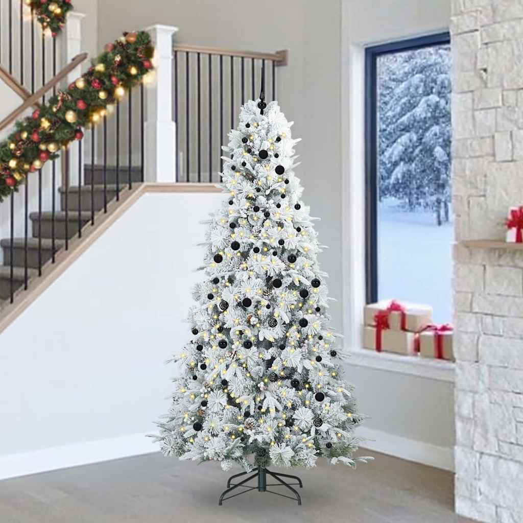 Sapin de Noël Artificiel à Branches Articulées Vert 240 cm