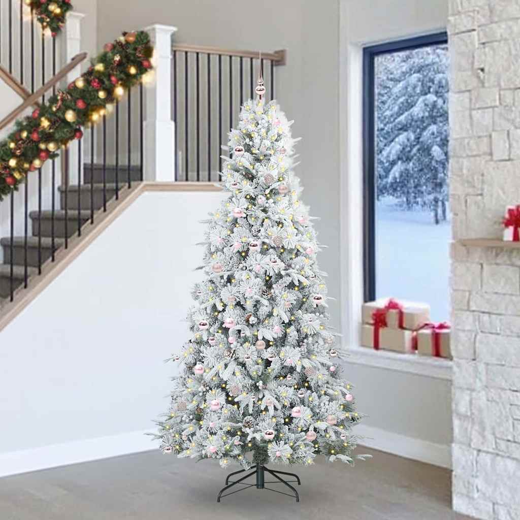 Sapin de Noël Artificiel à Branches Articulées Vert 240 cm