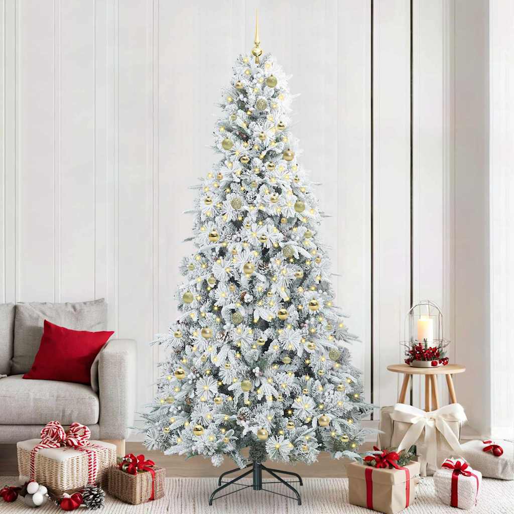 Sapin de Noël Artificiel à Branches Articulées Vert 240 cm
