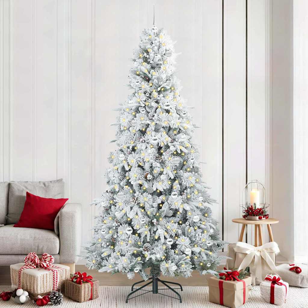 Sapin de Noël Artificiel à Branches Articulées Vert 240 cm