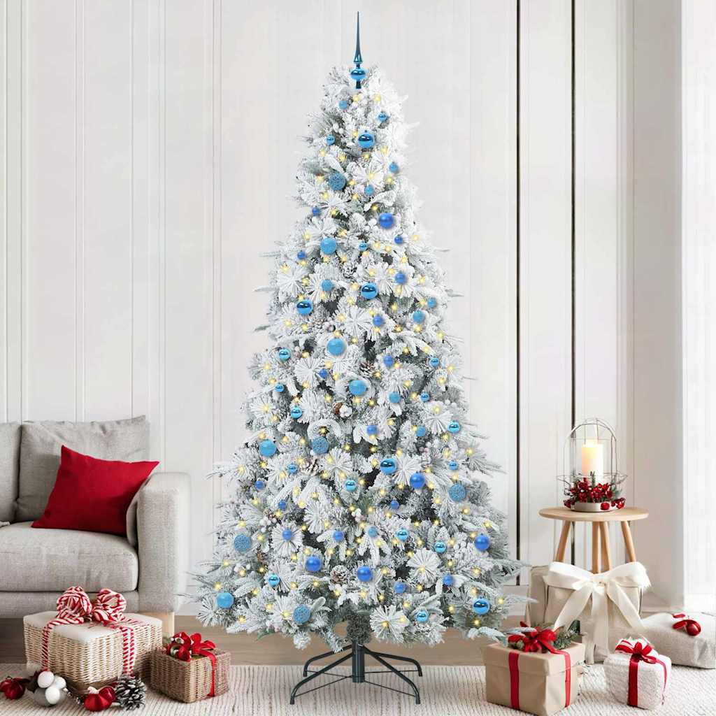 Sapin de Noël Artificiel à Branches Articulées Vert 240 cm