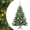 vidaXL Tehisj&otilde;ulupuu koos 150 LED-iga Roheline 120 cm PE ja PVC