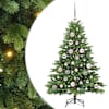 vidaXL Tehisj&otilde;ulupuu koos 150 LED-iga Roheline 120 cm PE ja PVC