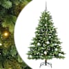 vidaXL Tehisj&otilde;ulupuu koos 150 LED-iga Roheline 150 cm PE ja PVC