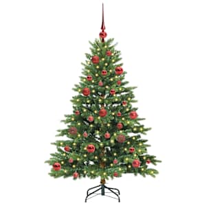 Umělý vánoční stromeček s stojanem Zelená 150 cm PE a PVC - obrázek 3