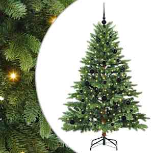 Umělý vánoční stromeček s stojanem Zelená 150 cm PE a PVC - obrázek 2