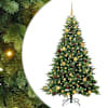 vidaXL Tehisj&otilde;ulupuu koos 300 LED-iga Roheline 180 cm PE ja PVC