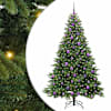 vidaXL Tehisj&otilde;ulupuu koos 300 LED-iga Roheline 180 cm PE ja PVC