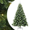 vidaXL Tehisj&otilde;ulupuu koos 300 LED-iga Roheline 210 cm PE ja PVC