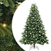 vidaXL Tehisj&otilde;ulupuu koos 300 LED-iga Roheline 240 cm PE ja PVC